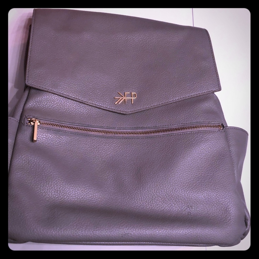 Freshly picked classic gray diaper bag